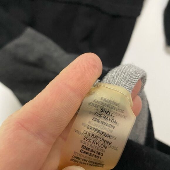 Tommy Hilfiger Black and White Fit and Flare Long Sleeve Dress - Picture 6 of 6